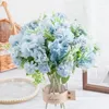 Dekorative Blumen Seide Mehrfarbiger Blumenstrauß Künstliche Hortensie Rosenkugel Chrysantheme DIY Weihnachtsdekorationen für Zuhause Hochzeit