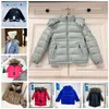 Marque Hiver Doudoune Garçons Filles bas Vestes Fermeture à glissière Bouton Lettre Designer pour enfants en plein air Manteaux multicolores Laine Chaud Habit de neige À Capuche Survêtement Long Manteau veste