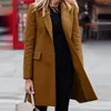 Women's Trench Coats Thermal Great Anti-wrinkle Lady Coat Thick Spring Pockets For Work