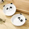 Bowls Panda Plates Kid Cartoon Ceramic Tableware Coffee Cup Kitchen Soup Dish Salad Bowl Handmade High Quality Fine Porcelain