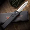 Piranha Bıçağı D2 Blade CNC 6061 Alüminyum Saplı Paragon Bıçaklar Asheville Taktik Cep DEMKO Otomatik Soğuk Çelik Aletler