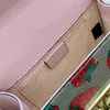 Vintage letter Shoulder Bag Designer Bag Leather Womens Handbag Shoulder Bags Fashion Strawberry Pattern Crossbody Chain Bag Women Purse Handbags