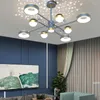 Żyrandole nowoczesne dekoracja salonu salon sypialnia dekoracje LED LED do oświetlenia żyrandola sufitu Lampadario