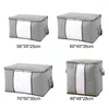 Clothing Storage Large Capacity Bag Moisture Dust Proof Non-woven Box For Blankets Quilts Down Jackets Sweaters Home H1u9