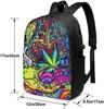 Zaino Trippy Business Laptop School Bookbag da viaggio con porta di ricarica USB per cuffie da 17 pollici