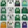 Vintage Stitched Mitchell and Ness Basketball Jerseys Retro Allen 3 Iverson Black White Jersey Mitchell Ness 1996-97-98 2003-04 Purple