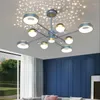 Lampadari Modern Living Room Decoration Salon Camera da letto Decor Luci a led per interni Lampadario Illuminazione a soffitto Lampadario