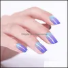 Smalto per unghie Nuovo 6 Pz / lotto Smalto per unghie termico 6Ml 3 Colori Temperatura Cambia colore Manicure Vernice Art Design Fai da te Drop Delivery 2 Dhqvs