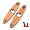 Apriscatole Apribottiglie con manico in legno creativo Bar Blade Apri birra Vintage in legno Acciaio inossidabile Barista Drop Delivery 2022 Home G Dh0Rz