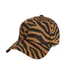 Snapbacks unisex leopar baskı zebra beyzbol şapkası hip hop erkek kadın hayvan güneş şapka ayarlanabilir Gorras L221028