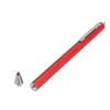 Hållbart mesh fiber kapacitiv pennan penna metall pekskärm pennor med klipp för smart telefon surfplatta