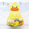 Aufbewahrungstaschen Baby Badespielzeug Ente Frosch Mesh Net Spielzeugtasche Starke Saugnäpfe Spiel Badezimmer Organizer Wasser für Kinder