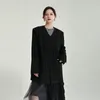 Kombinezony damskie Superaen Autumn 2022. Vintage Chinese Style Long Top Blazers dla kobiet