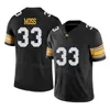 NCAA Iowa Hawkeyes College Football 31 Jack Campbell Jersey 28 Jack Koerner 33 Riley Moss 16 Paul Krause 33 Bob Sanders 16 Chuck Long University Black White Yellow