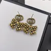 2022 new butterfly earrings for women's fashion with metal earrings3053