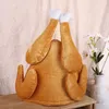 Plush Roasted Turkey Hats Decor Hat Cooked Chicken Bird Secret For Thanksgiving Costume Dress Up Party Cap CPA4685 1101