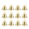 Charms Christmas Jingle Bells Mini Xmas Hanging Diy Gold Wind Tree Ornament Party Decorative Favors Drop Delivery 2022 Am45A