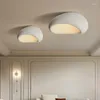Taklampor nordisk stil minimalistisk wabi-sabi lampa konstskal kök vardagsrum bar heminredning led fixtur