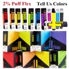 Puff flex 2800 puffs e cigarett 5% 2% engångsvape 8 ml pod 850 mAh batteri e cigs Anpassa puff 2800 penna