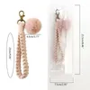 مفاتيح مفاتيح MINI MACRAME BOHO KEYRING سحر للسيارة مفتاح المحفظة مفاتيح إمدادات هاتفيات هلوب الكرة المعصم ديكور