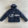 Мужская пуховая куртка Trapstar, роскошная дизайнерская вышитая буквенная куртка на молнии, зимняя мужская и женская теплая хлопковая куртка в стиле хип-хоп, бренд high street tide