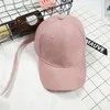 Ball Caps Statement Suede Long Rope Baseball Summer Letter Sun Hat Men Women Retro Fashion Solid Color Wild Wear Accessories