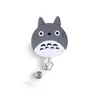 Key Rings 2021 New Design Sile Retractable Student Nurse Badge Reel Clip Cartoon Cat Floral Enfermera Id Card Holder Accessories Dro Smthy