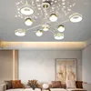 Żyrandole nowoczesne dekoracja salonu salon sypialnia dekoracje LED LED do oświetlenia żyrandola sufitu Lampadario