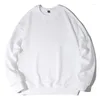 Bluzy męskie 2022 Niestandardowe logo bawełniane crewneck sweter męski i damski solidny kolor jesienny topy długie rękawy