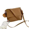 Borse da sera Ragazza in stile coreano Piccola borsa Messenger Hair Ball Retro spalla