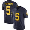 NCAA Michigan Wolverines Football College 5 Jabrill Peppers Jersey 2 Charles Woodson 21 Desmond Howard 56 Lamarr Woodley 2 Shea Patterson 10 Tom Brady University