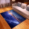 Tapis Univers Galaxy Tapis pour salon décor doux mousse à mémoire de forme enfants chambre tapis de jeu tapis 3D espace planète salon plancher