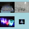 Bicchieri da vino Led Lampeggiante Incandescente Tazza Acqua Liquido Attivato Lightup Vino Bicchiere da birra Boccale Luminoso Party Bar Drink Natale Decorati Dhna3