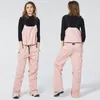 Pantaloni da sci Inverno Caldo Donna Impermeabile Uomo Neve Antivento Snowboard Pantaloni monopezzo Abbigliamento uomo Tuta da sci