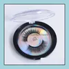 Falska ￶gonfransar 28 Styles Mink Lashes 3D Silk Protein False Eyelashes L￥ngvarig Lash Natural Makeup Laser Round Box Packaging Dro Dhrje