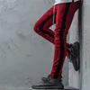 Calça Masculina Joggers Bolso com Zíper Calças Masculinas Slim Fit Moda Casual Algodão Streetwear Moletom Tendência