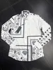 DSQ Phantom Turtle Martini Darf Print Cotton Cotton Shirt Mens Designer Designer Trand Clothing Men Long Sleeve Dress Shirt Hip Hop Style Tops 841770