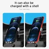 Snabbladdning 15W Magnetic Car Charger Wireless Automatic Charging för iPhone 13 12 11 Por Max XR X 8 Samsung S21 S20 för Xiaomi