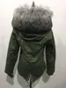 Женский мех высокий качество All Grey Faux Parka Winter Короткое густое теплое пальто Уникальное пальто воротник