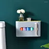 Fragrance Lamps Wall Mounted Plastic Garbage Bag Storage Rack Box Adhesive Hanging Rubbish Trash Holder Dispenser With Top Shelf