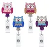 Key Rings Animals Owl Retractable Nurse Badge Holder Reel Cute Student Id Card Keychains Lanyard Name Tag Drop Delivery 2022 Smtka