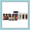 Essentialolja Essentialoljor 10 ml Flower Fruit Oil för aromaterapi Diffusorer Luft FRESHING BODY MAS LÄTTER SKIN CARE 12PCS DROP D DHZQY