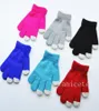 Candy color touch screen gloves Party Favor Winters keep warm knitting-gloves Winter cold proof Five fingers glove T9I002145