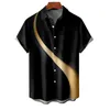 Männer Casual Hemden Cord Hosen Herren Gedruckt Hawaiian Kurzarm Button Down Strand Hemd Für Mann Mode Männer Tops