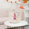 Gift Wrap Halloween Candy Buckets Bag Pumpkin Witch Handbag Decorations For Home Ornaments Creative Kids Linen