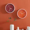 Relógios de parede de 8 polegadas Quartz Clock Plástico Designer antigo relógios de design de design de design de sala silenciosa sala de quarto moderno a z8f1