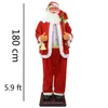 Christmas Decorations Electric Voice Controlled Dancing Belly Glowing Swing Music Santa Claus Decoration Atmosphere