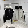 Vinterklädda damer Doudoune Jacket Down Parka Classic Casual Warm Jacket Huven Cold-Proof Outdoor Protective