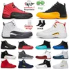 2023 jumpman 12 zapatos de baloncesto para hombre Winterized Reverse Flu Game Royal 12s Dark Grey University Gold entrenador de hombres al aire libre Jordam JERDON