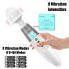 Sex toy s masager Electric massagers Vibrating spear IKOKY 64 Modes Clitoris Stimulator Huge Head AV Vibrator Vaginal Massager Toys for BQFI